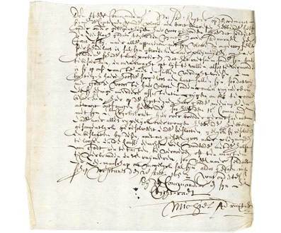 Dutch autographh collection, Jan Romeyn Brodhead Papers, Rutgers University Special Collections